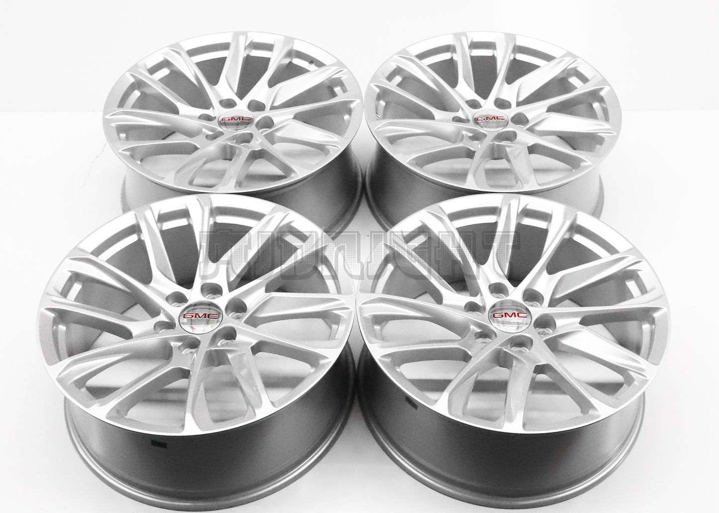 22" Silver Wheels Rims For GMC (6x139.7) Square Set