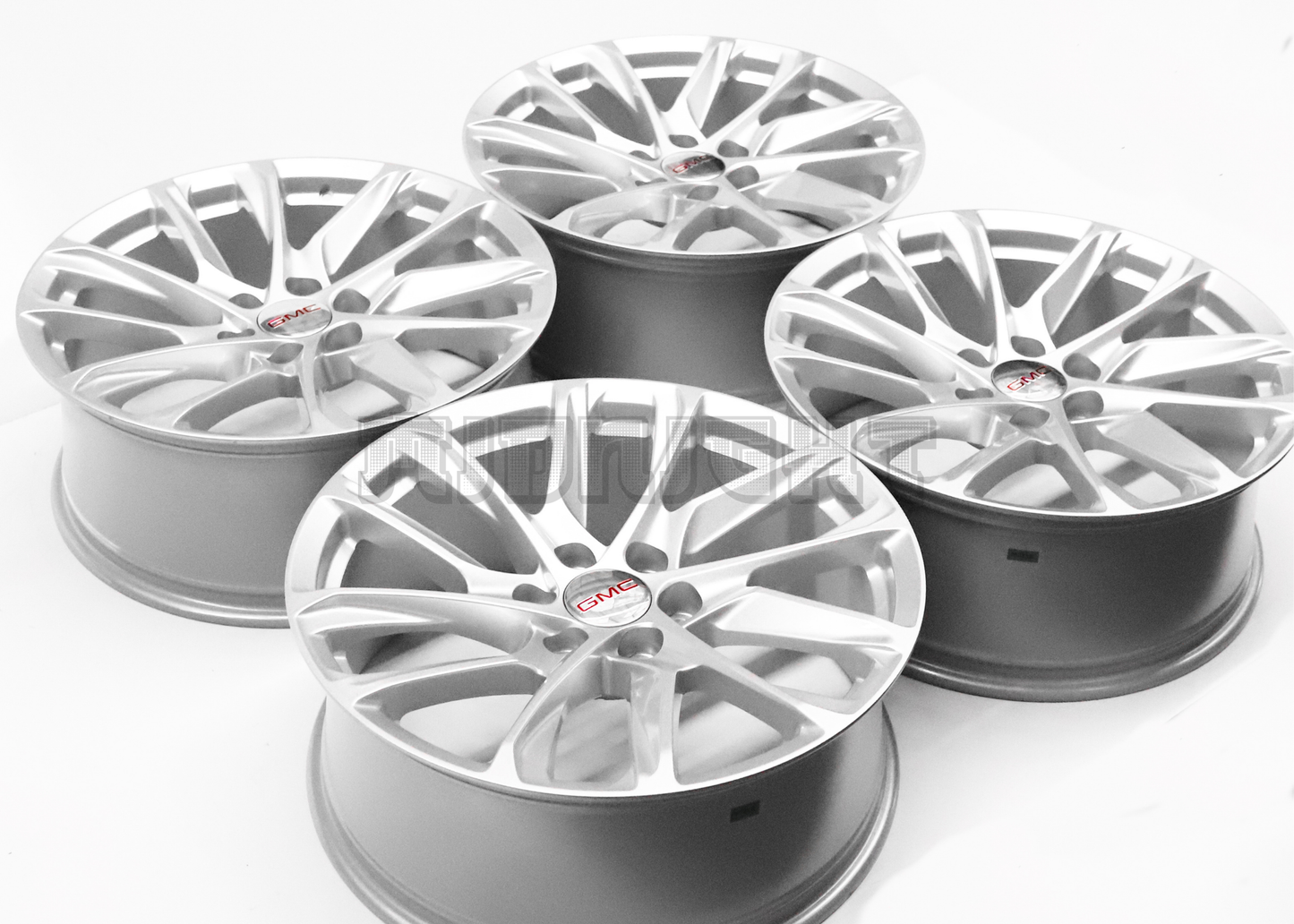 22" Silver Wheels Rims For GMC (6x139.7) Square Set