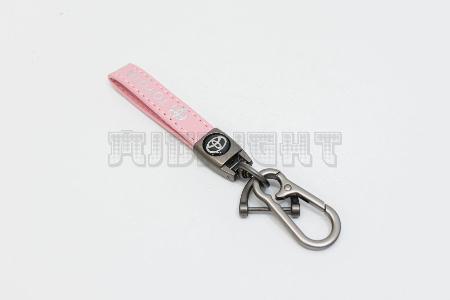 Toyota Pink Leather Keychain