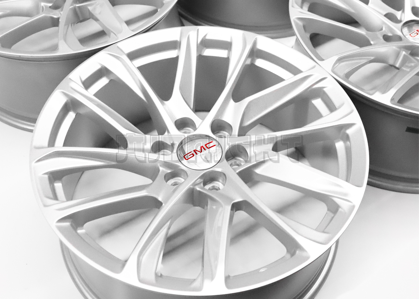 22" Silver Wheels Rims For GMC (6x139.7) Square Set