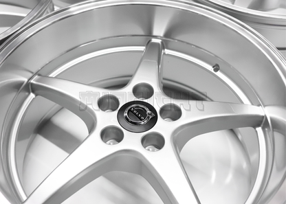 Silver Machined Lip Wheels For Volvo Squared Set
