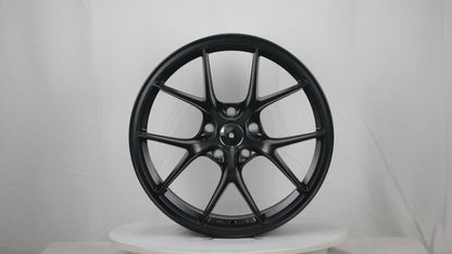 18" Satin Black BBS Style Wheels Set of 4 18x8.5 +38 5x114.3