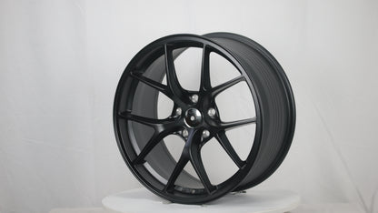 18" Satin Black BBS Style Wheels Set of 4 18x8.5 +38 5x114.3