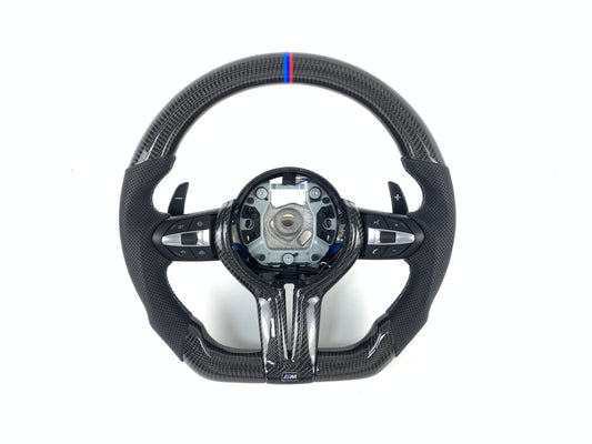 Carbon Fiber Steering Wheel For BMW F10 5 Series 6 Series 2012-2018