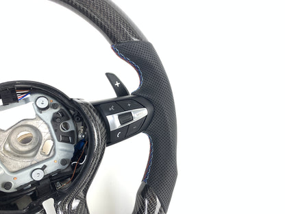 Carbon Fiber Steering Wheel For BMW F10 5 Series 6 Series 2012-2018