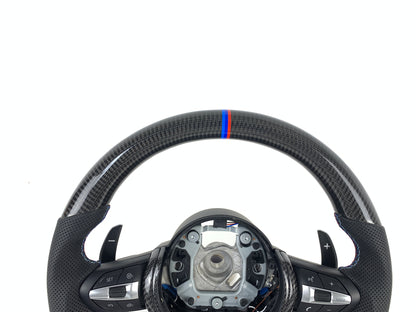 Carbon Fiber Steering Wheel For BMW F10 5 Series 6 Series 2012-2018