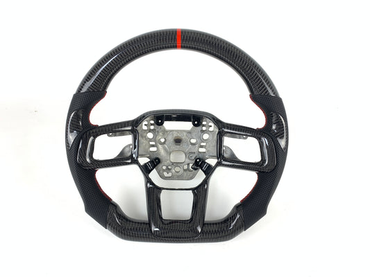 Carbon Fiber Steering Wheel For Ford Mustang 2024-2025