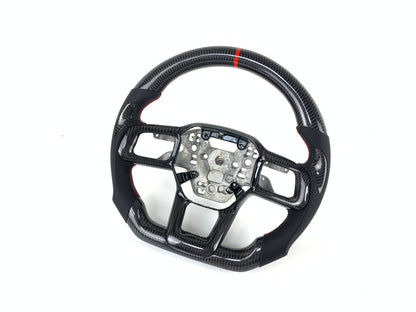 Carbon Fiber Steering Wheel For Ford Mustang 2024-2025