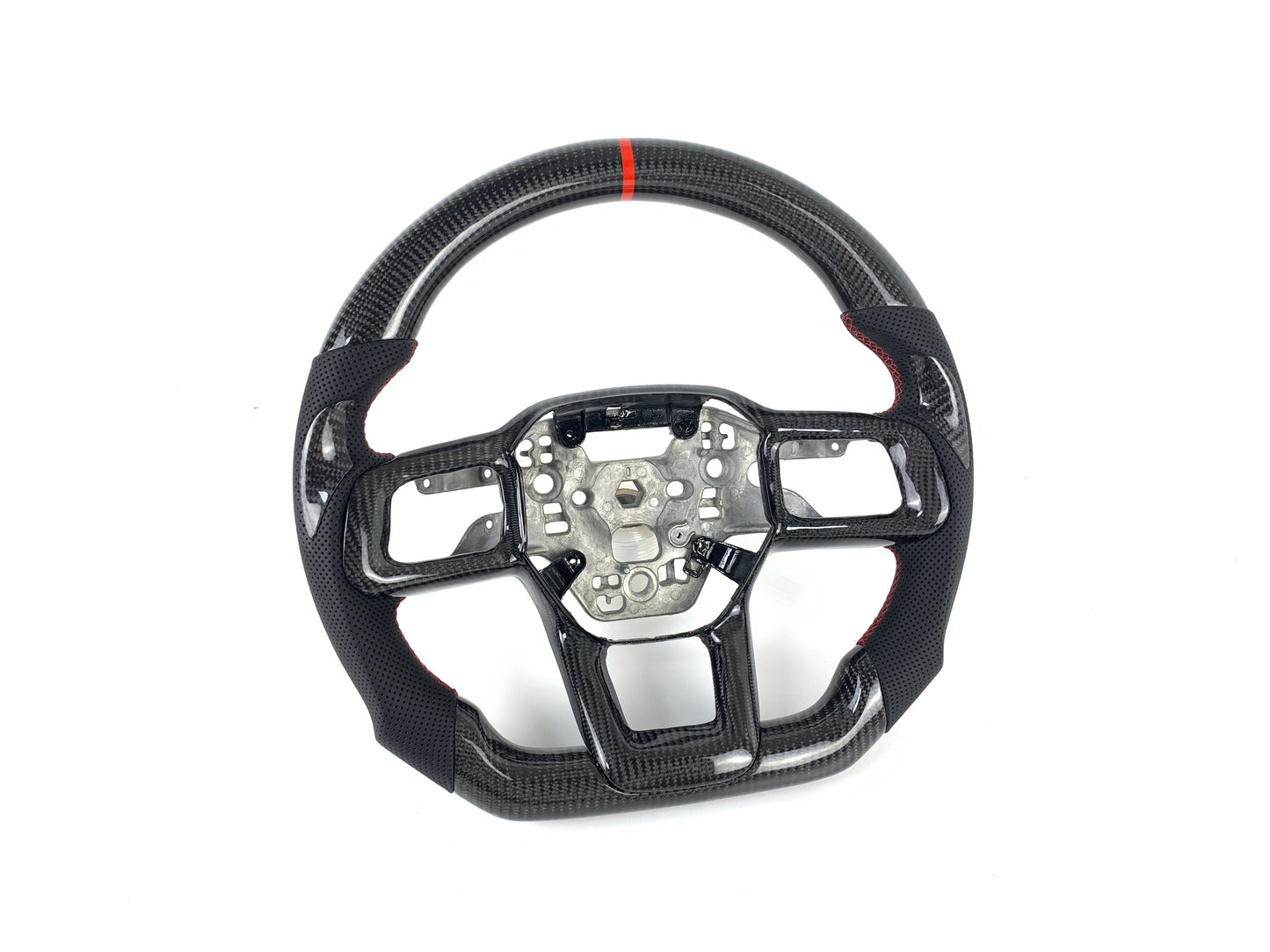 Carbon Fiber Steering Wheel For Ford Mustang 2024-2025