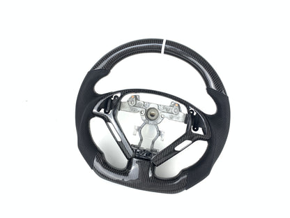Carbon Fiber Flat Bottom Steering Wheel For Infinity G35 G25 G37 2007-2013