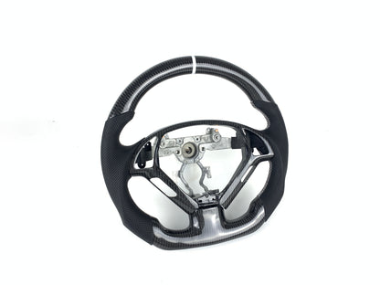 Carbon Fiber Flat Bottom Steering Wheel For Infinity G35 G25 G37 2007-2013