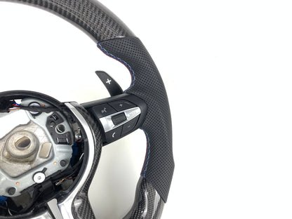 Carbon Fiber Steering Wheel For F30 F32 F80 F82 BMW M2 M3 M4 X3 X4 X5 X6 2012-2018