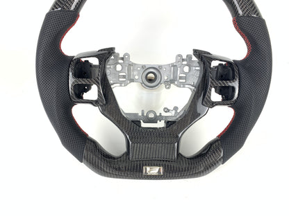 Carbon Fiber Steering Wheel For Lexus IS200T IS250 IS300 IS350 2014-2023