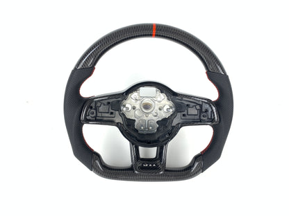 Carbon Fiber Steering Wheel For Volkswagen VW Golf MK7 2013-2020