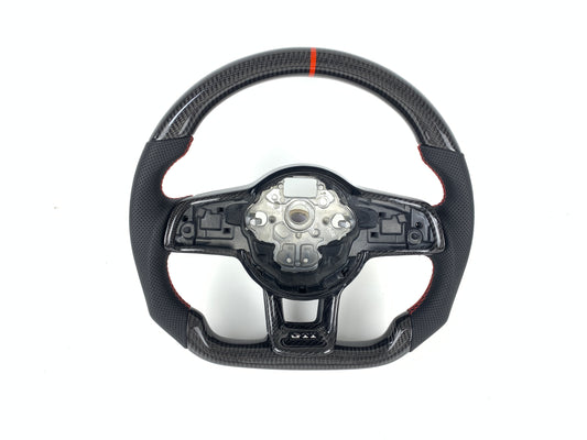 Carbon Fiber Steering Wheel For Volkswagen VW Golf MK7 2013-2020