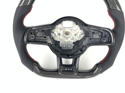 Carbon Fiber Steering Wheel For Volkswagen VW Golf MK7 2013-2020