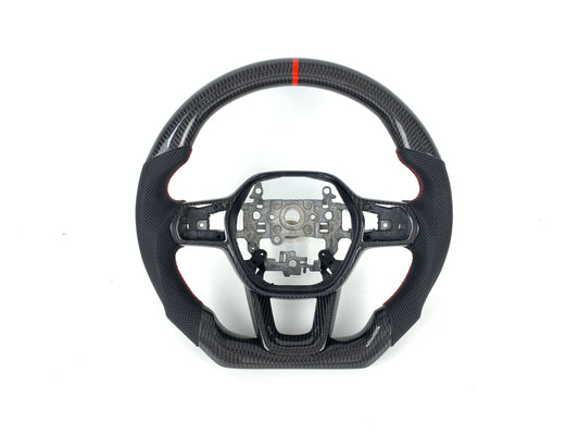Carbon Fiber Steering Wheel For 11th Gen Honda Civic 2022-2024