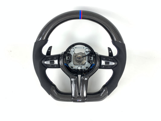 Carbon Fiber Steering Wheel For F30 F32 F80 F82 BMW M2 M3 M4 X3 X4 X5 X6 2012-2018