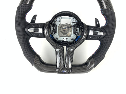 Carbon Fiber Steering Wheel For F30 F32 F80 F82 BMW M2 M3 M4 X3 X4 X5 X6 2012-2018