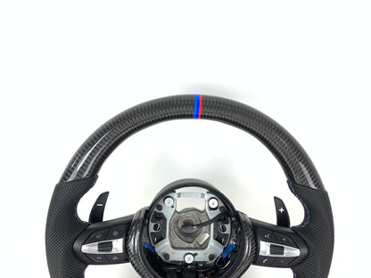 Carbon Fiber Steering Wheel For F30 F32 F80 F82 BMW M2 M3 M4 X3 X4 X5 X6 2012-2018