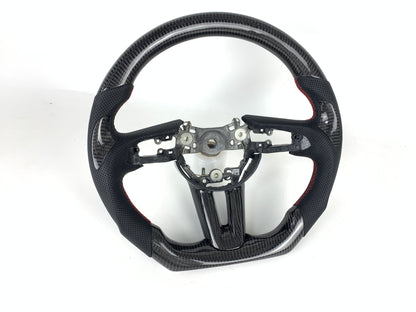 Carbon Fiber Steering Wheel For Mazda 3 2019-2023