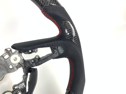 Carbon Fiber Steering Wheel For Mazda 3 2019-2023