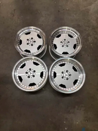 AMG Mono Block Wheels 18x8.0 18x9.0 5x112 ET25 CB66.56 Mercedes Staggered Set