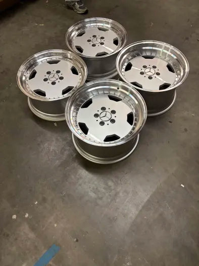 AMG Mono Block Wheels 18x8.0 18x9.0 5x112 ET25 CB66.56 Mercedes Staggered Set