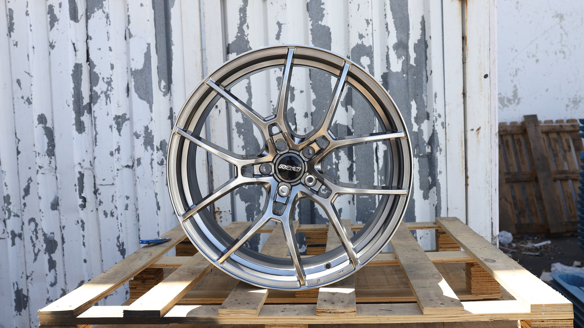 20" Hyper Black G025 Rays Style Wheels Set of 4 20x8.5 +40 5x112