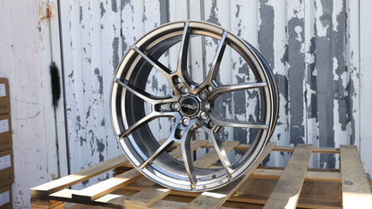 20" Hyper Black G025 Rays Style Wheels Set of 4 20x8.5 +40 5x112