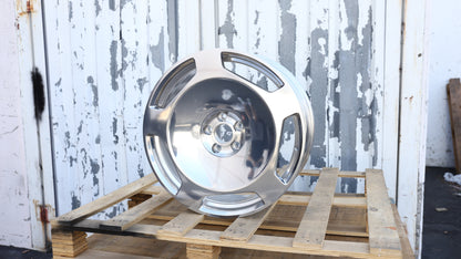 20" Polish Maybach Style Wheels For Mercedes-Benz Staggered Set 20x8.5 +36 / 20x9.5 +43.5 5x112