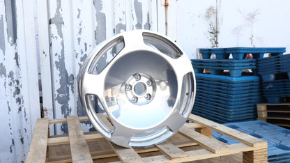 20" Polish Maybach Style Wheels For Mercedes-Benz Staggered Set 20x8.5 +36 / 20x9.5 +43.5 5x112