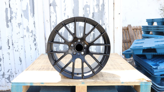 18" Satin Black BMW 359M Style Wheels Set of 4 18x8.0 +35 5x120