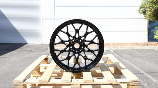 19" Gloss Black BMW 1000M Style Wheels Set of 4 19x9.0 +40 5x120