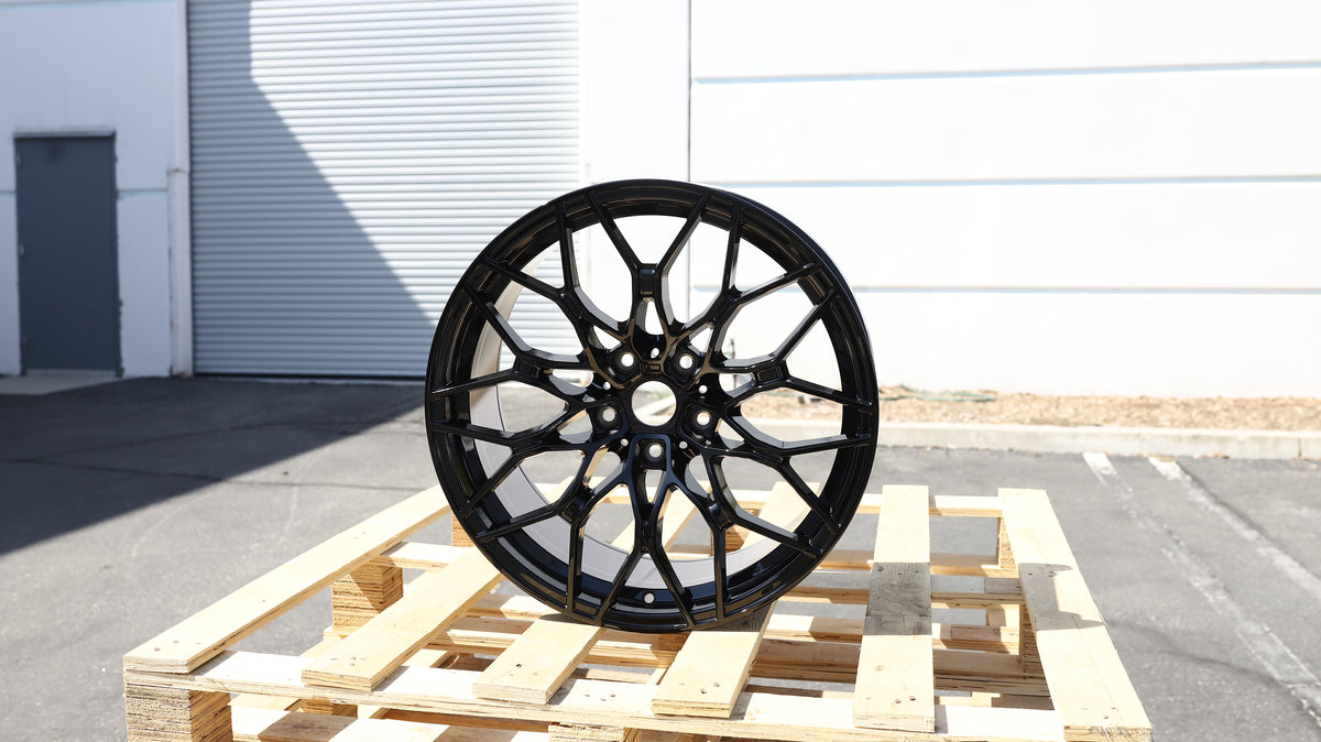 19" Gloss Black BMW 1000M Style Wheels Set of 4 19x9.0 +40 5x120