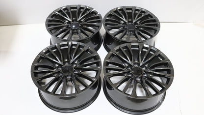 20" Grey Cadillac Style Wheels Set of 4 20x9.0 +28 6x139.7