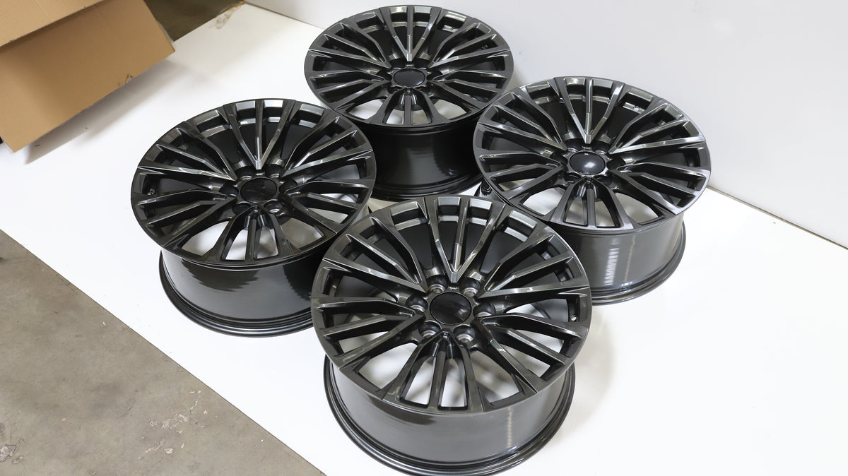 20" Grey Cadillac Style Wheels Set of 4 20x9.0 +28 6x139.7