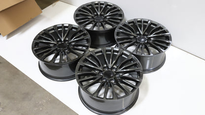 20" Grey Cadillac Style Wheels Set of 4 20x9.0 +28 6x139.7