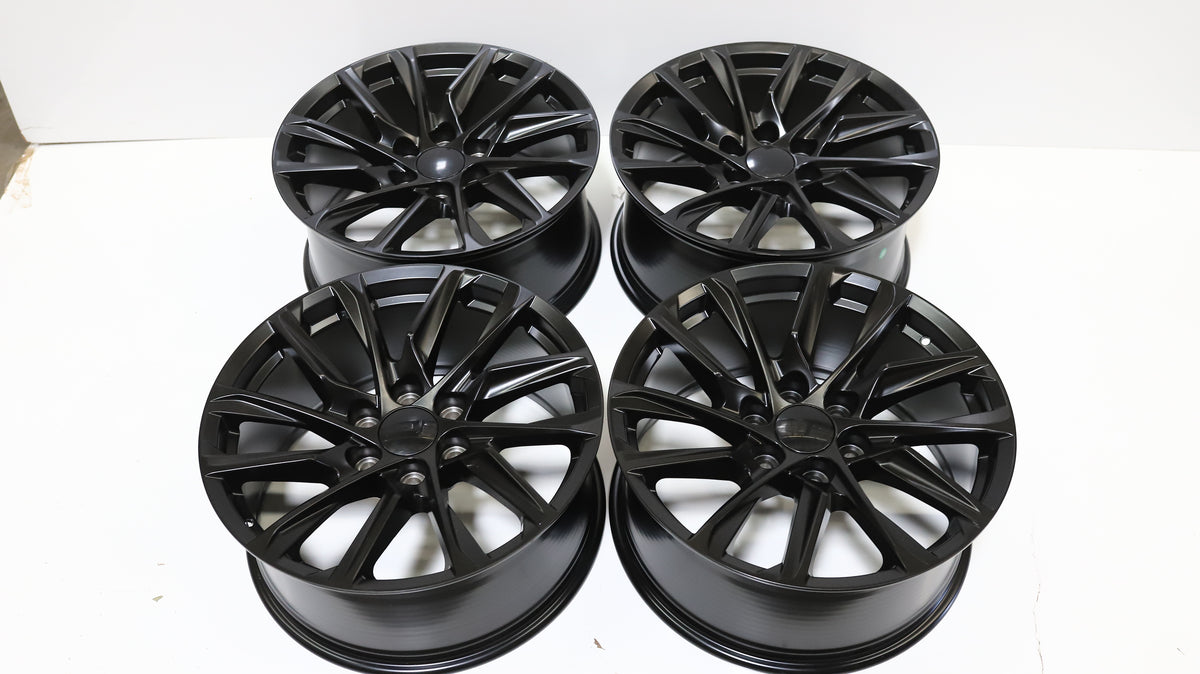 22" Matte Black GMC Style Wheels Set of 4 22x9.0 +28 6x139.7