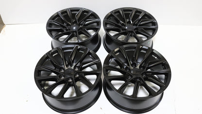 20" Matte Black GMC Style Wheels Set of 4 20x9.0 +28 6x139.7