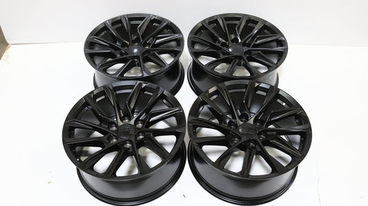 20" Matte Black GMC Style Wheels Set of 4 20x9.0 +28 6x139.7