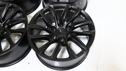 20" Matte Black GMC Style Wheels Set of 4 20x9.0 +28 6x139.7