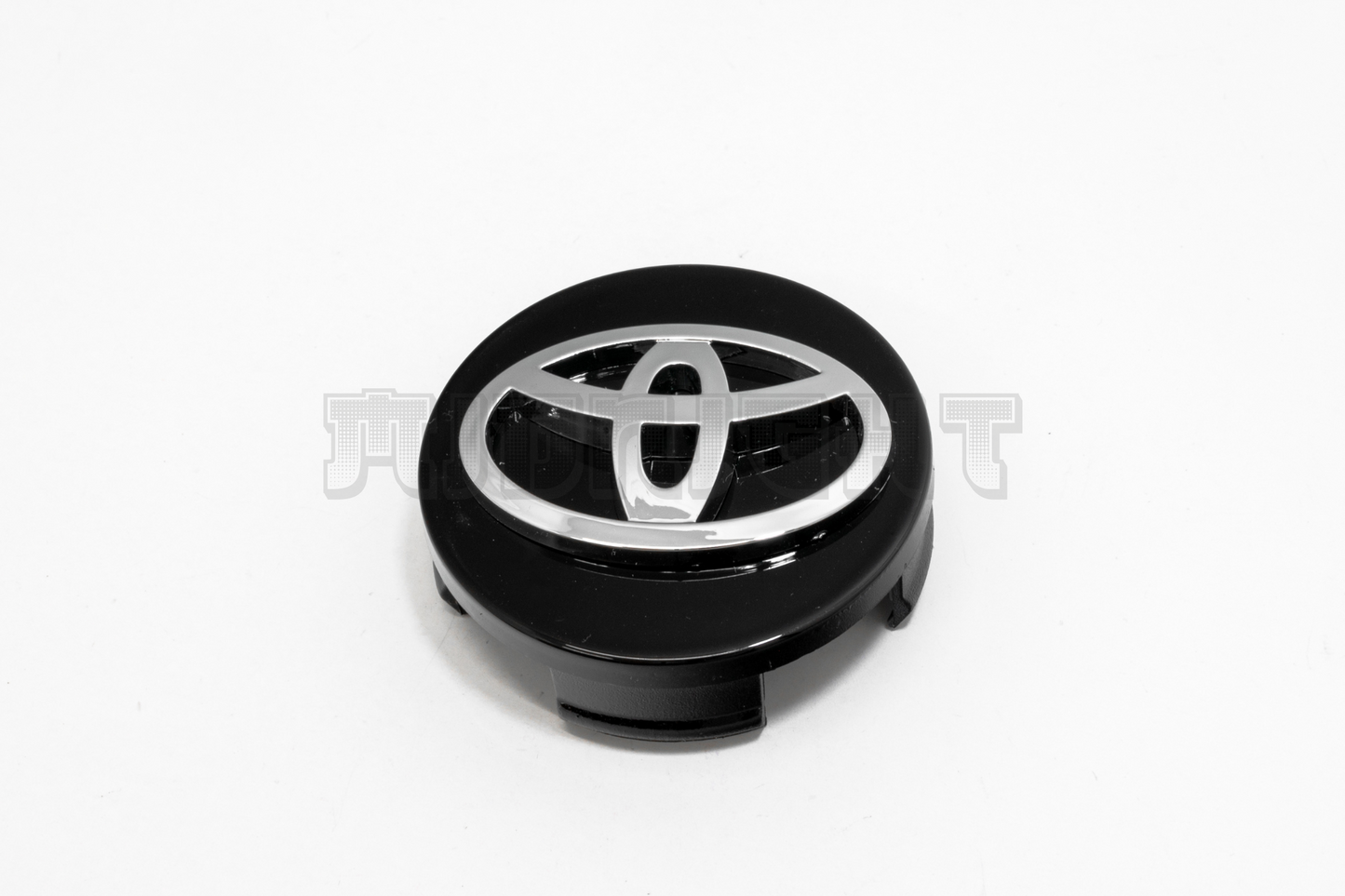 Set Of Four Toyota Black & Silver Wheel Center Hub Caps