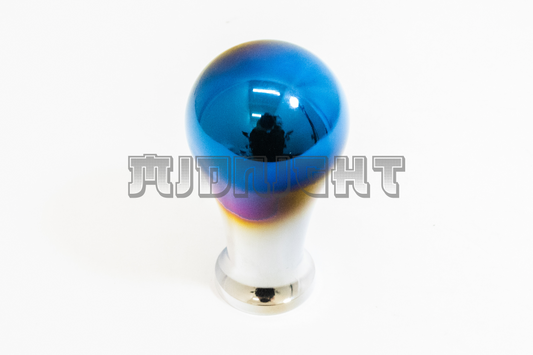 Titanium Tip Burnt Round Ball Car Manual Shift Knob