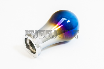 Titanium Tip Burnt Round Ball Car Manual Shift Knob