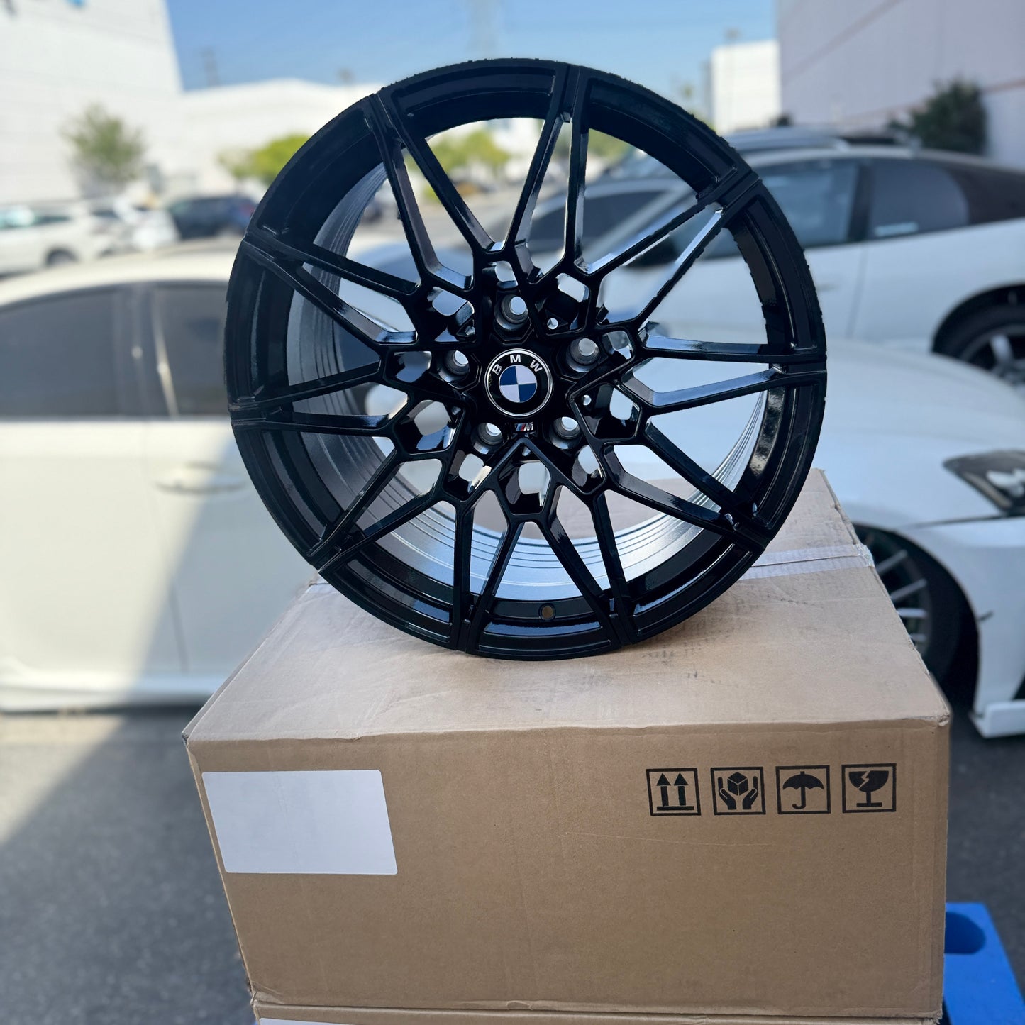 18" Gloss Black BMW M Performance Style Wheels Rims 18x9.0 +38 5x120 CB72.6
