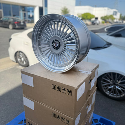 19"Alpina Classic Style Wheels Rims 19x9.0 +20 5x120 / 5x114.3 CB74.1