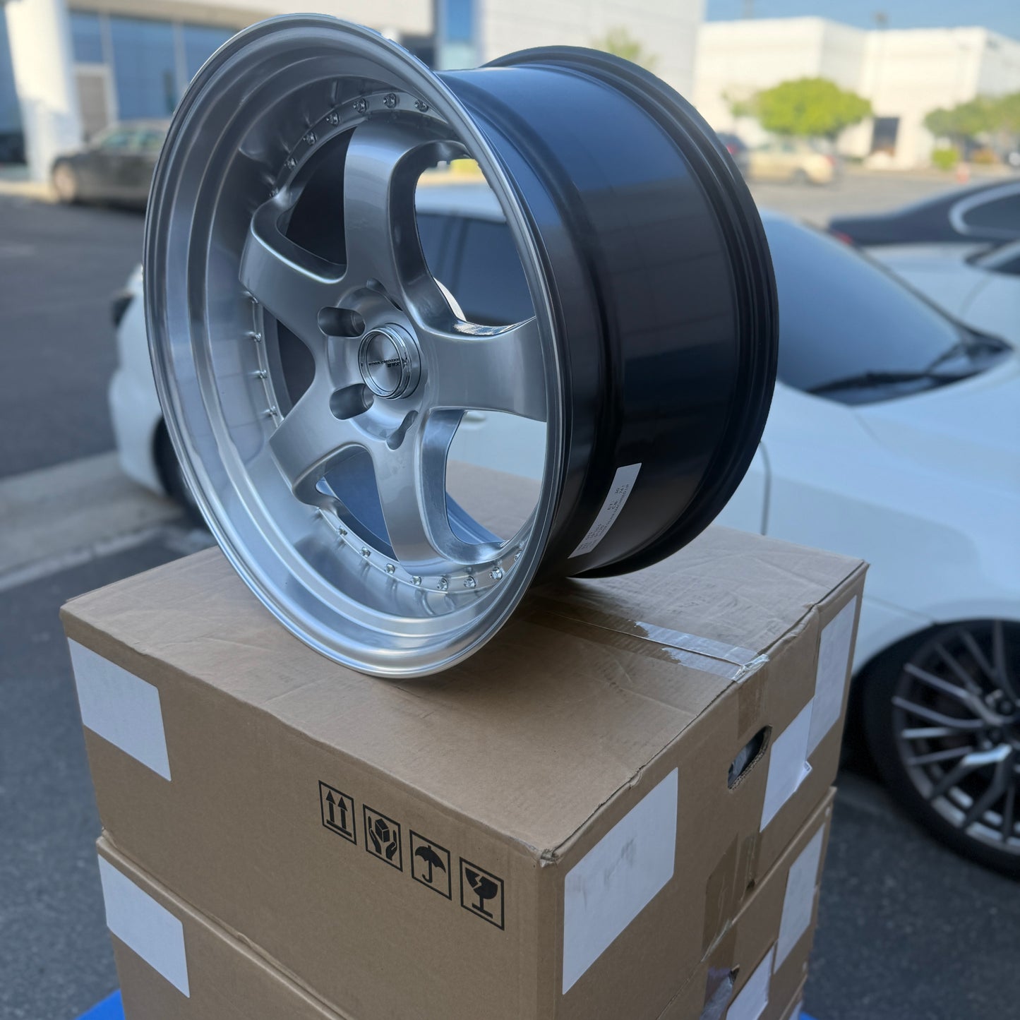 19" Silver/Machined Work Meister S1 Style Wheels Rims 19x9.5/10.5 +30 5x120 CB74.1